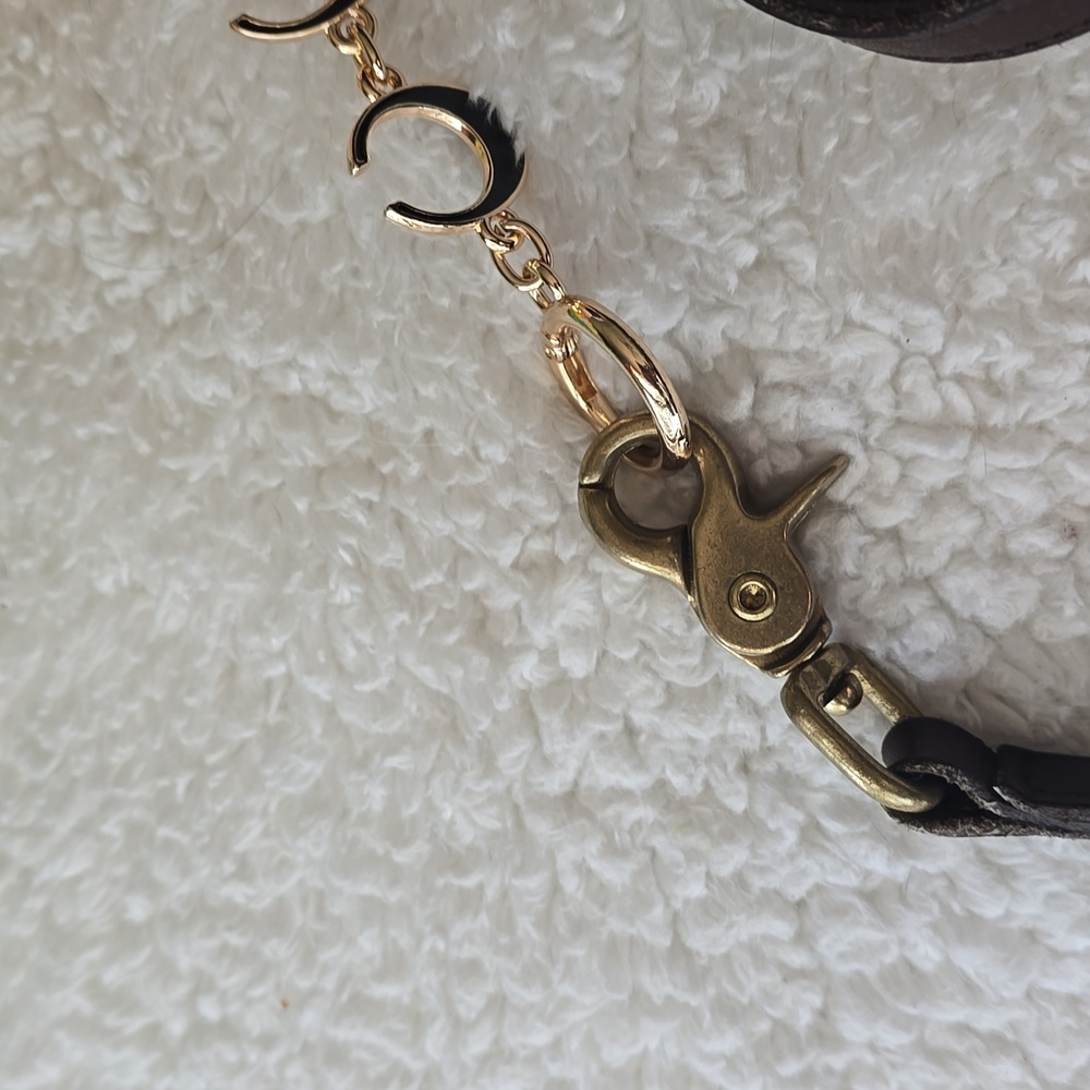 Coach Vintage PENNY A81-9755 Mahagony Leather Purse +purse Bling - Picture 17 of 17